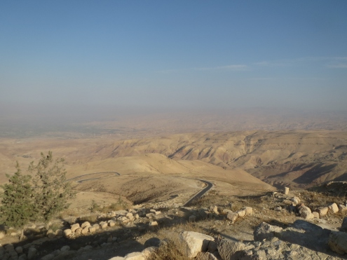 Blick vom Mount Nebo auf das Jordanland mit Jericho - Gänsehautgefühl